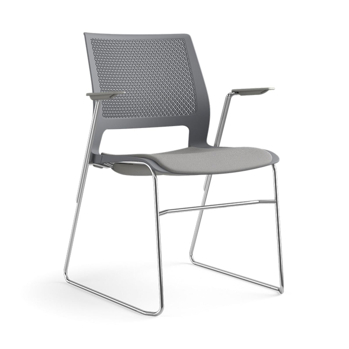 Lumin Wire Rod Stackable Chair for Schools | Contemporary Classroom & Library Seating Guest Chair, Cafe Chair, Stack Chair SitOnIt 