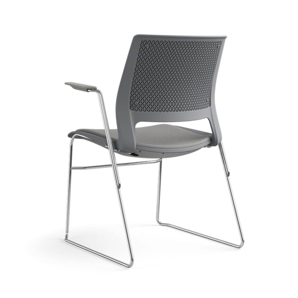 Lumin Wire Rod Stackable Chair for Schools | Contemporary Classroom & Library Seating Guest Chair, Cafe Chair, Stack Chair SitOnIt 