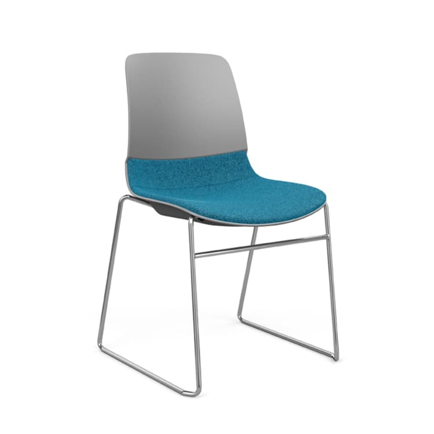 Mika Stackable Wire Rod Chair with Flex Back | Durable Classroom & Library Seating Guest Chair, Cafe Chair, Stack Chair SitOnIt 