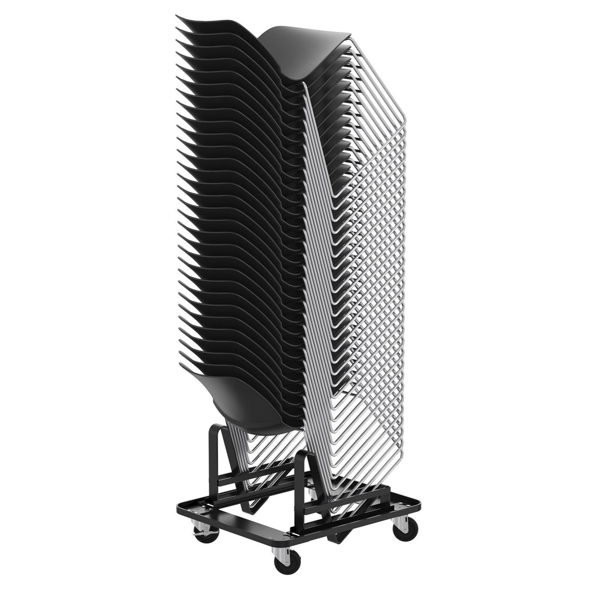 Mika Stackable Wire Rod Chair with Flex Back | Durable Classroom & Library Seating Guest Chair, Cafe Chair, Stack Chair SitOnIt 