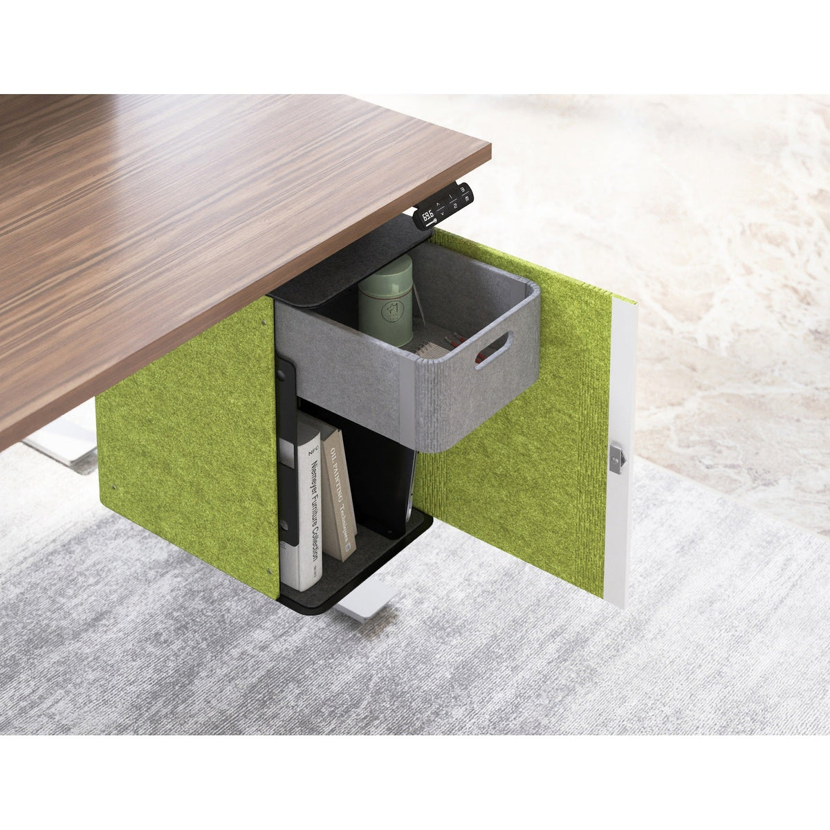 Mochi by Workspace48 — manufacturer illustration; optional components may be shown