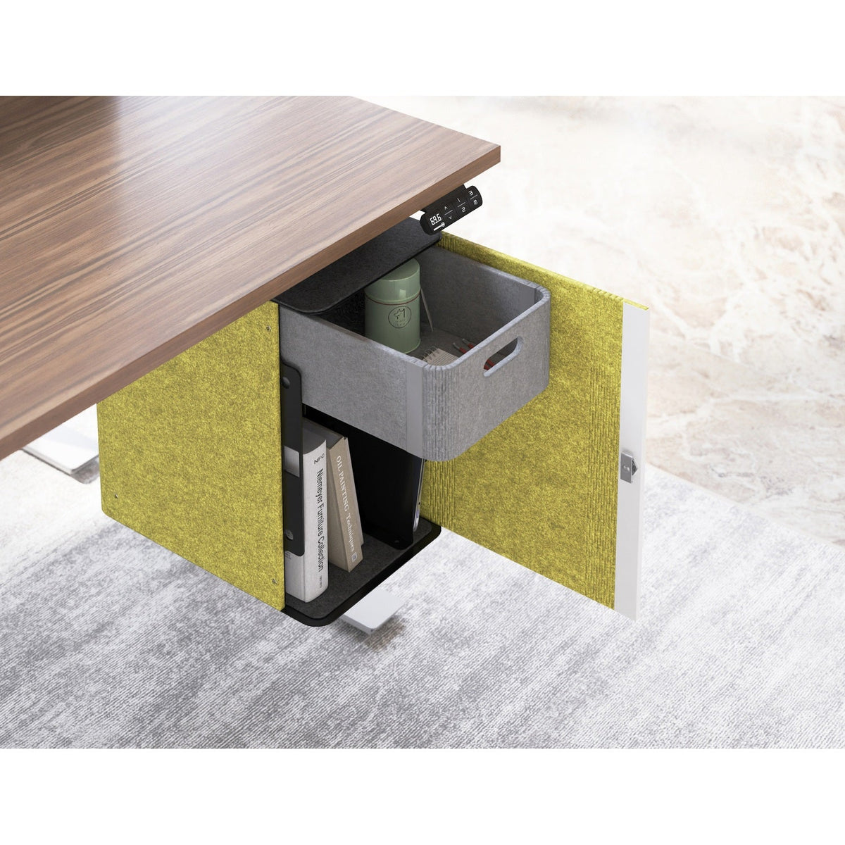 Mochi by Workspace48 — manufacturer illustration; optional components may be shown