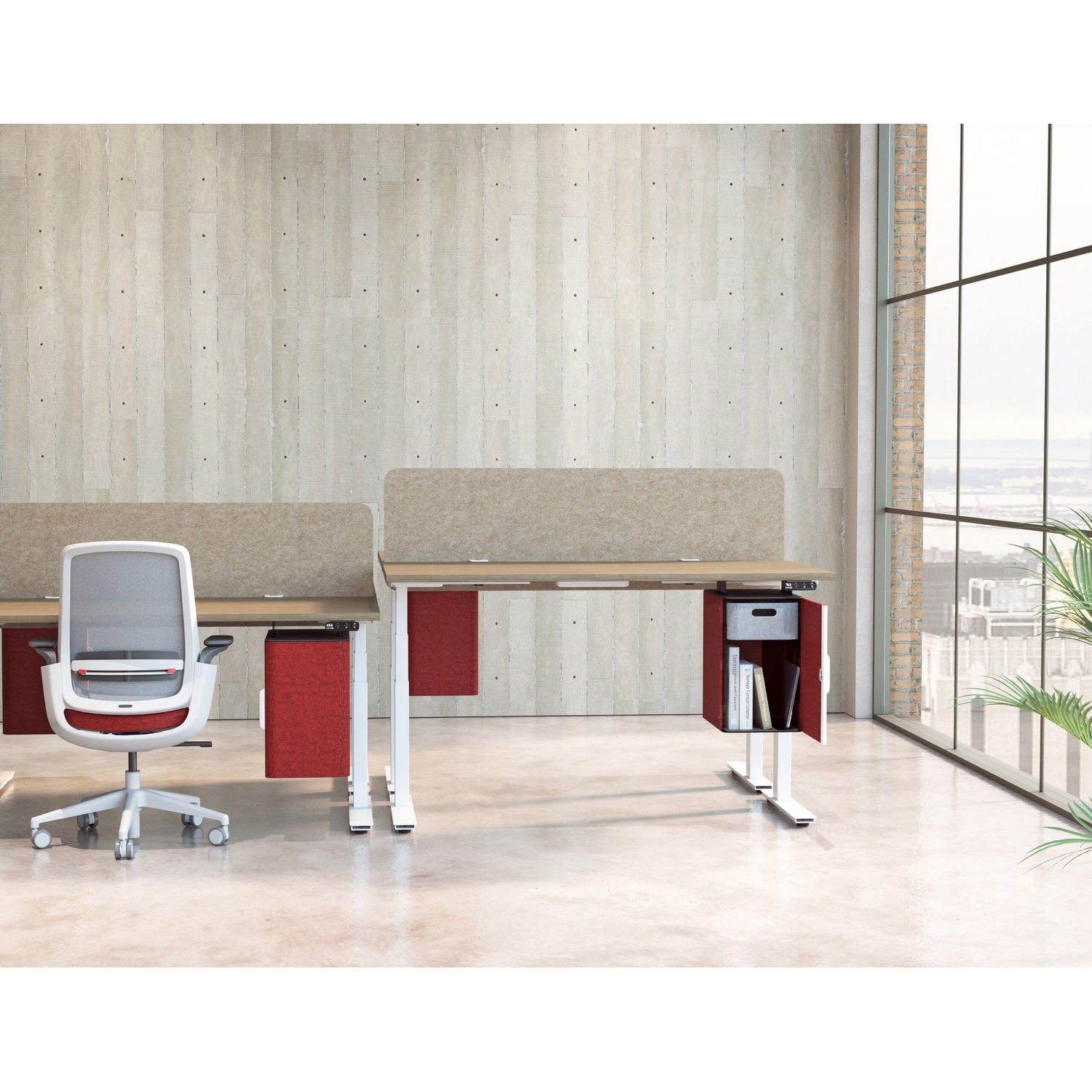 Mochi by Workspace48 — manufacturer illustration; optional components may be shown