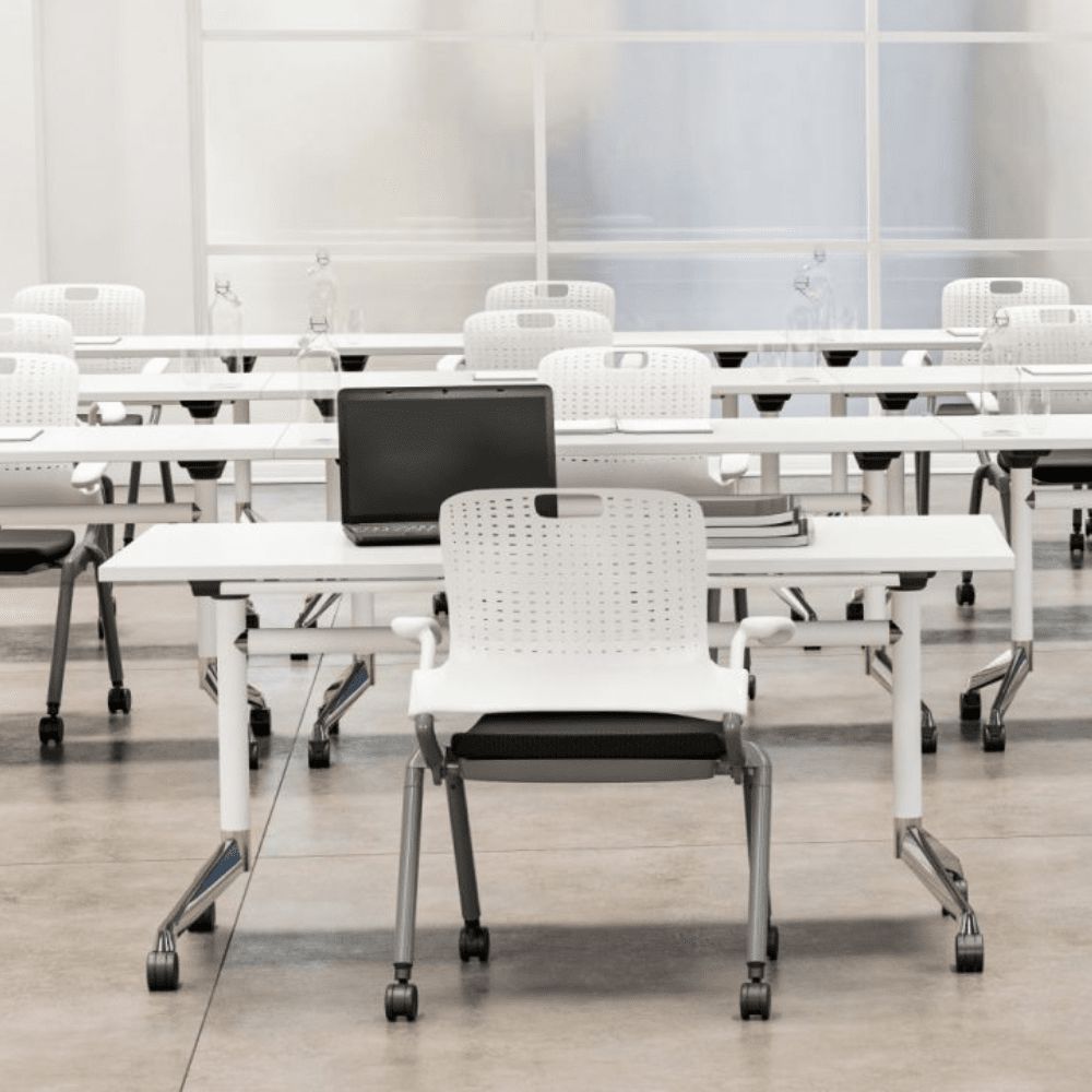 Modulus Flip Top Tables - Sleek & Versatile Flip Top Table Workspace 48 
