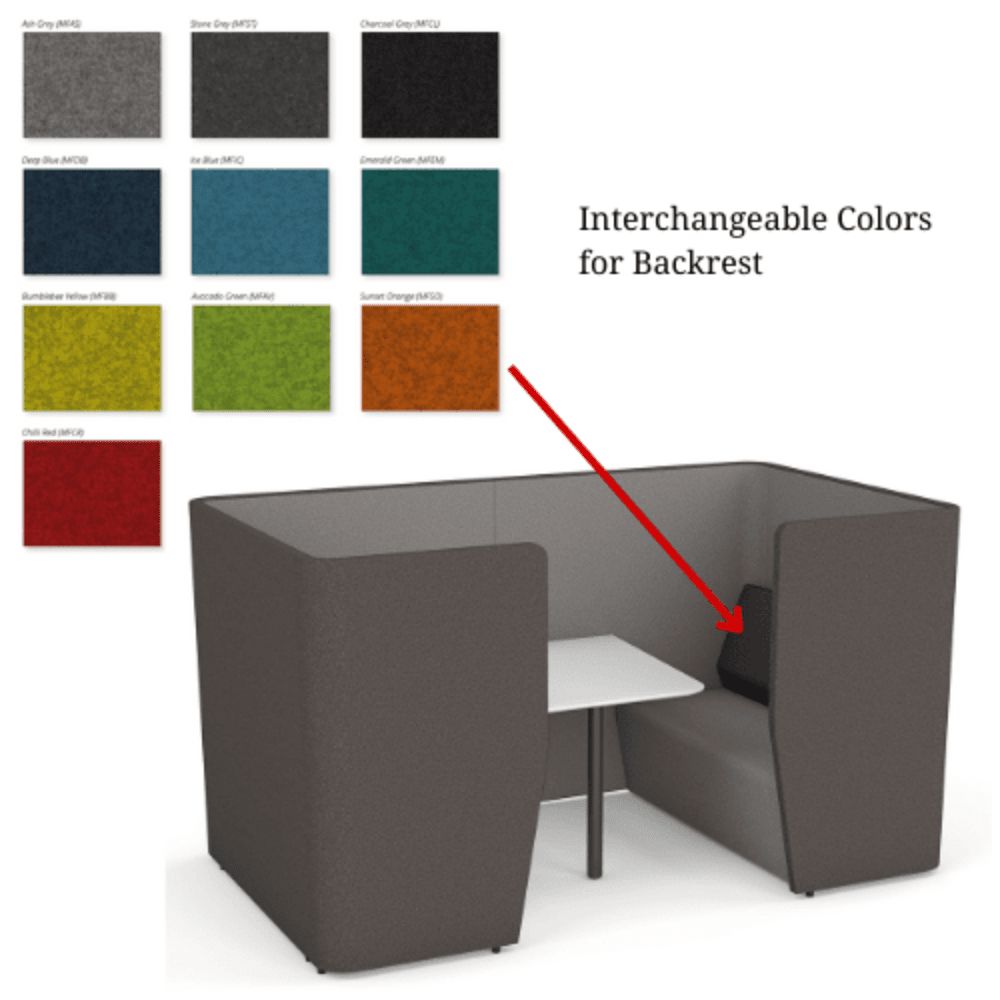 Motion Meeting by Workspace48 - a 4-seater privacy booth Lounge Seating, Meeting Table Workspace 48 