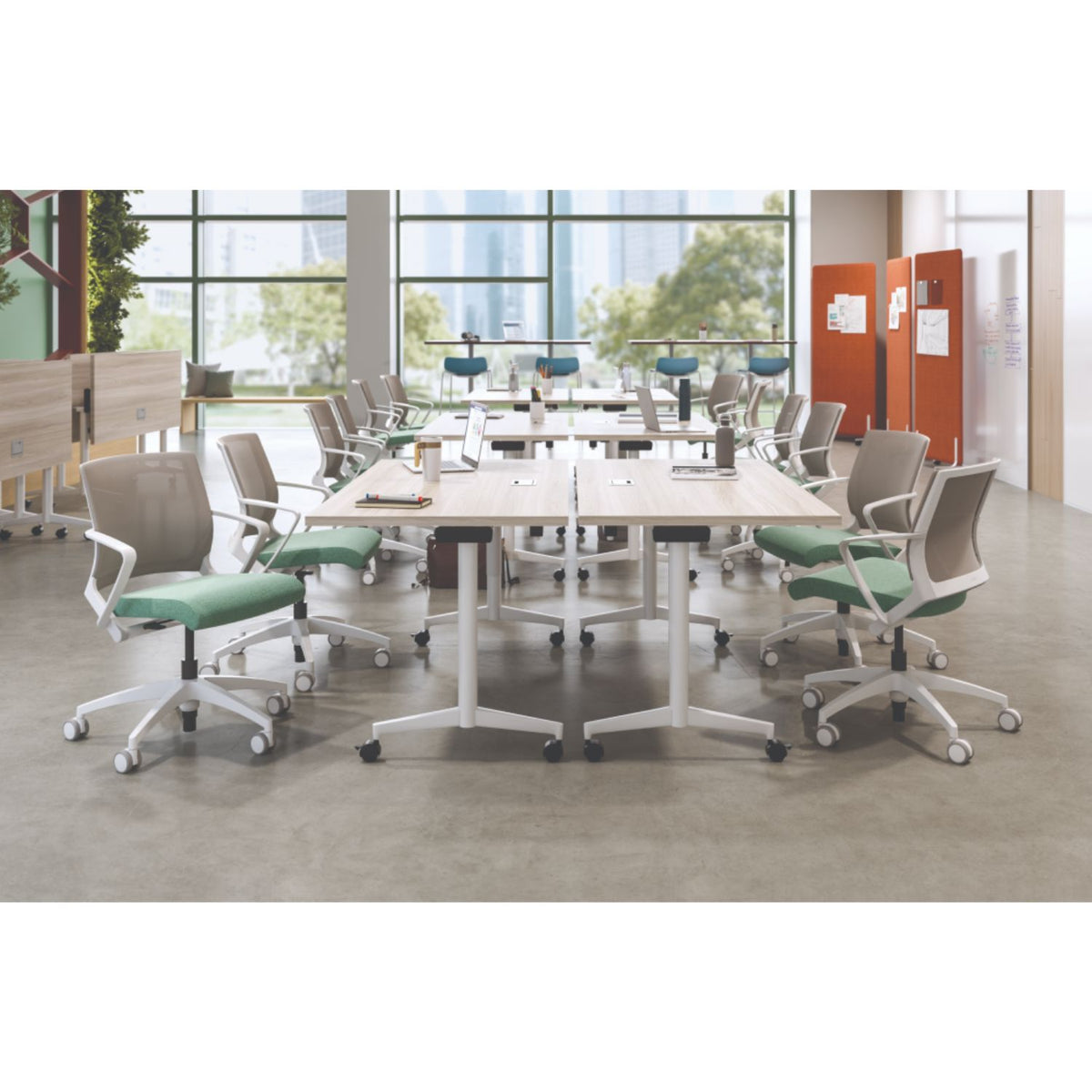 Movi Task Chair for Schools | Ergonamic, Durable & Easy-Clean Light Task Chair, Conference Chair, Computer Chair, Teacher Chair, Meeting Chair SitOnIt 