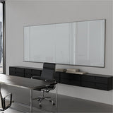 MURO Heavy-Duty Classroom Magnetic Porcelain Whiteboard Magnetic Whiteboard Fellowes 
