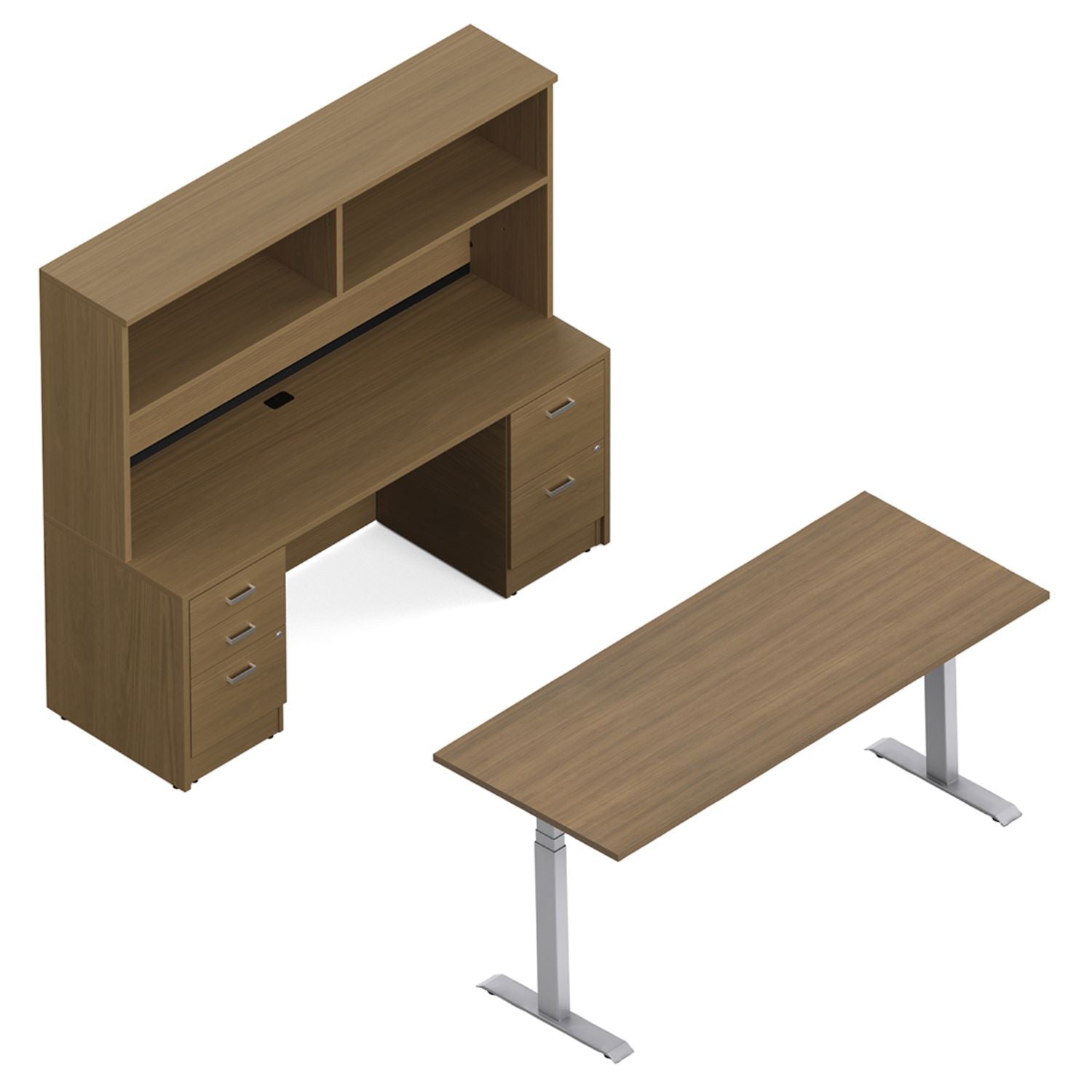 Newland | Desk Packages Office Desk Set OfficesToGo 