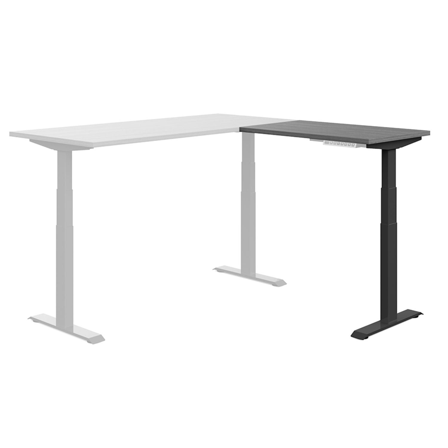 Newland | Sit-Stand Workstation Height Adjustable Table, Workstation OfficesToGo 