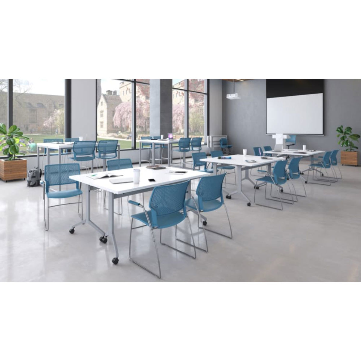 Orbix Wire Rod Stool by SitOnIt | Plastic Shell, Armless Stools SitOnIt 