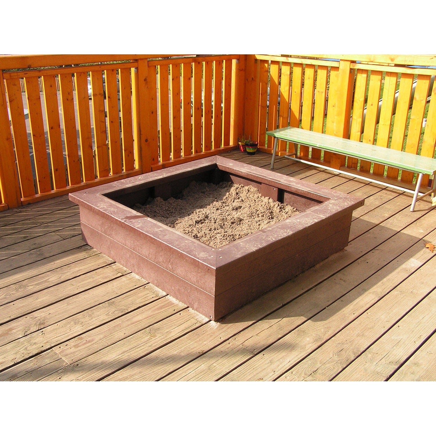 Outdoor Sandboxes - Square | Trojan Classroom Furniture Interactive Play Furniture Trojan Classroom Furniture 