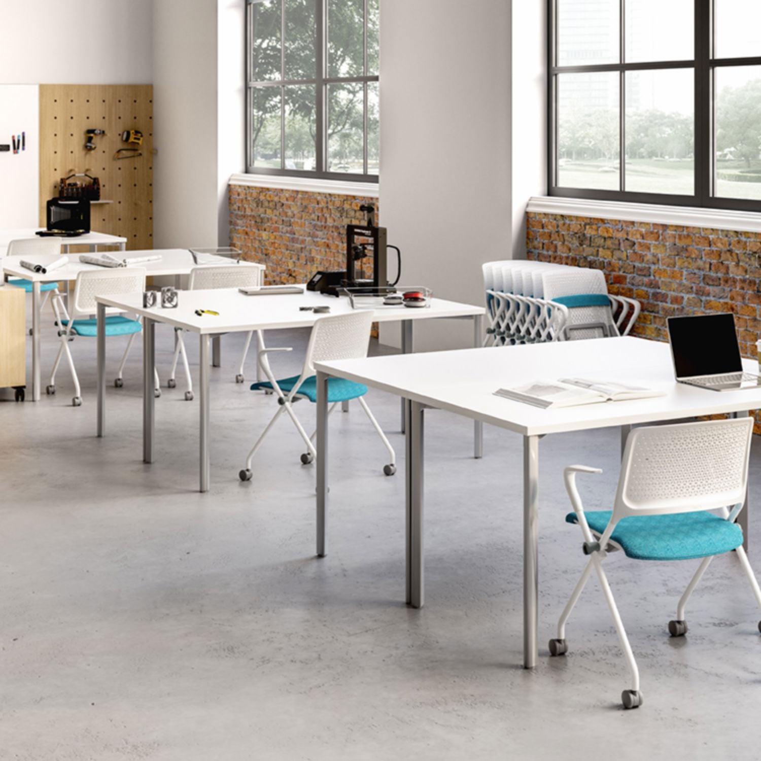 Qwiz Nester Chair by SitOnIt Seating – Durable Classroom Stacking Chair for Collaboration Nesting Chairs SitOnIt 