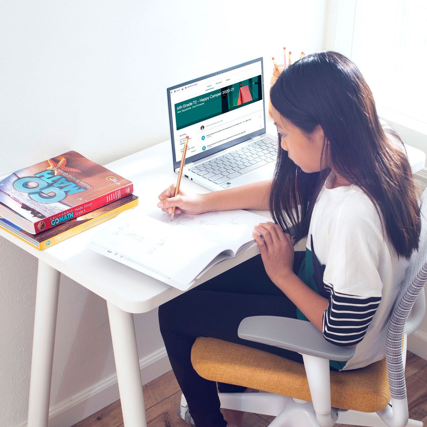 Reya Student Desk | Angled & Straight Leg Options | Durable Classroom Furniture Home Office SitOnIt 
