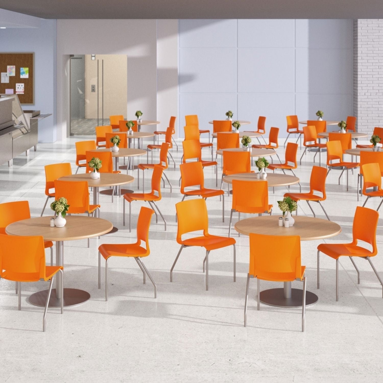Rio Stackable Plastic Chair with ARC Technology | Durable K-12 School & Classroom Seating Guest Chair, Stack Chair SitOnIt 