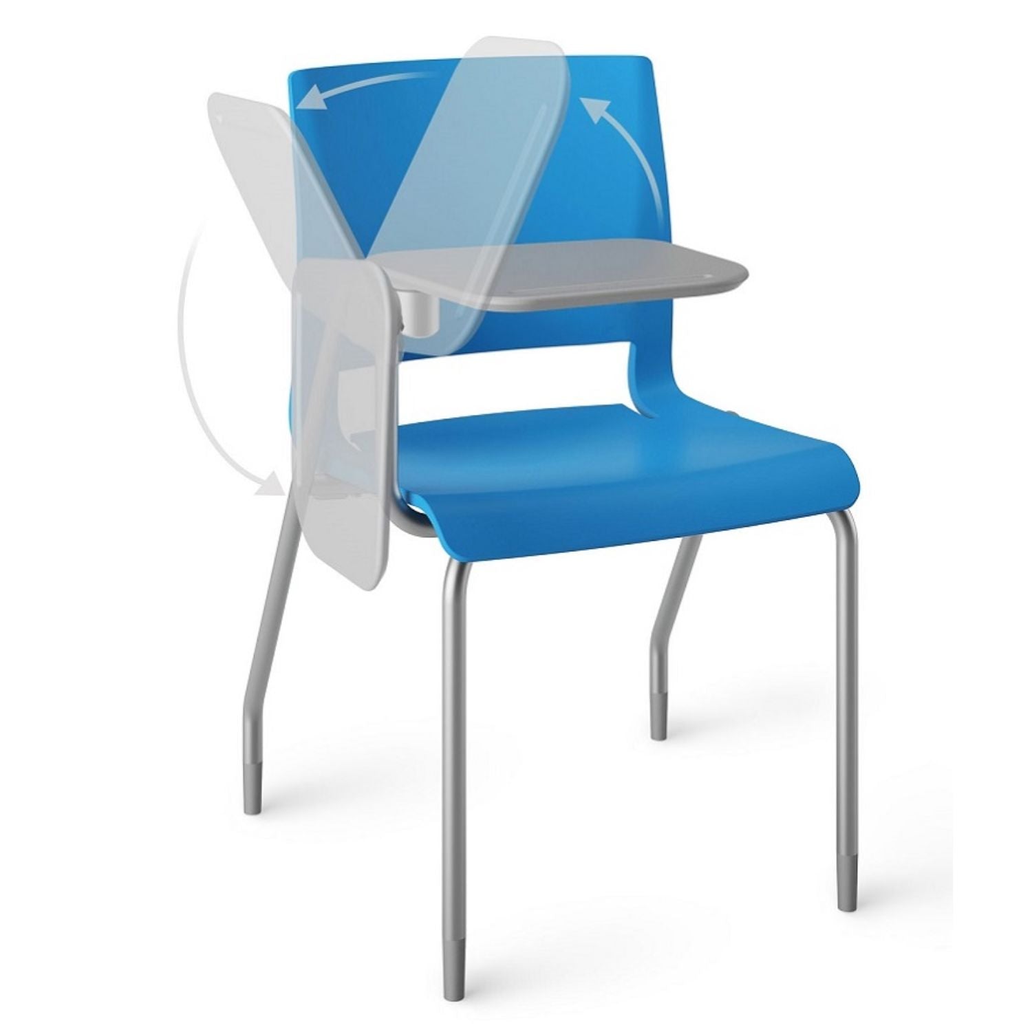Rio Stackable Plastic Chair with ARC Technology | Durable K-12 School & Classroom Seating Guest Chair, Stack Chair SitOnIt 