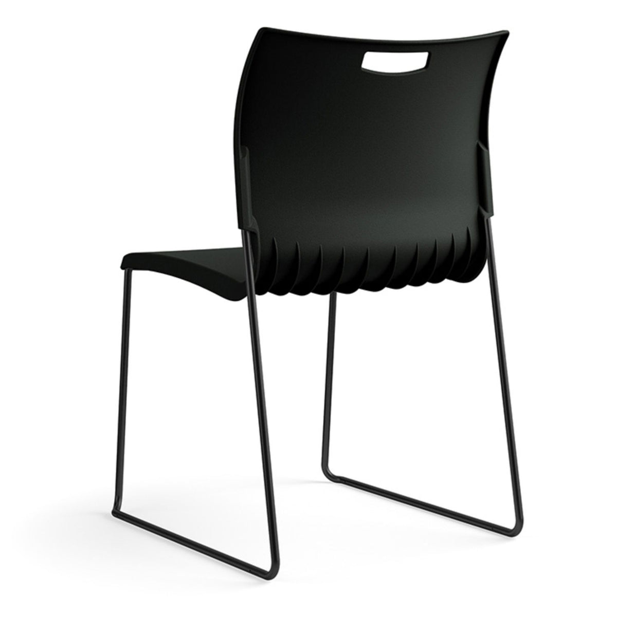 Rowdy Stackable Chair – Durable Plastic & Wire Frame Seating Guest Chair, Cafe Chair, Stack Chair SitOnIt 