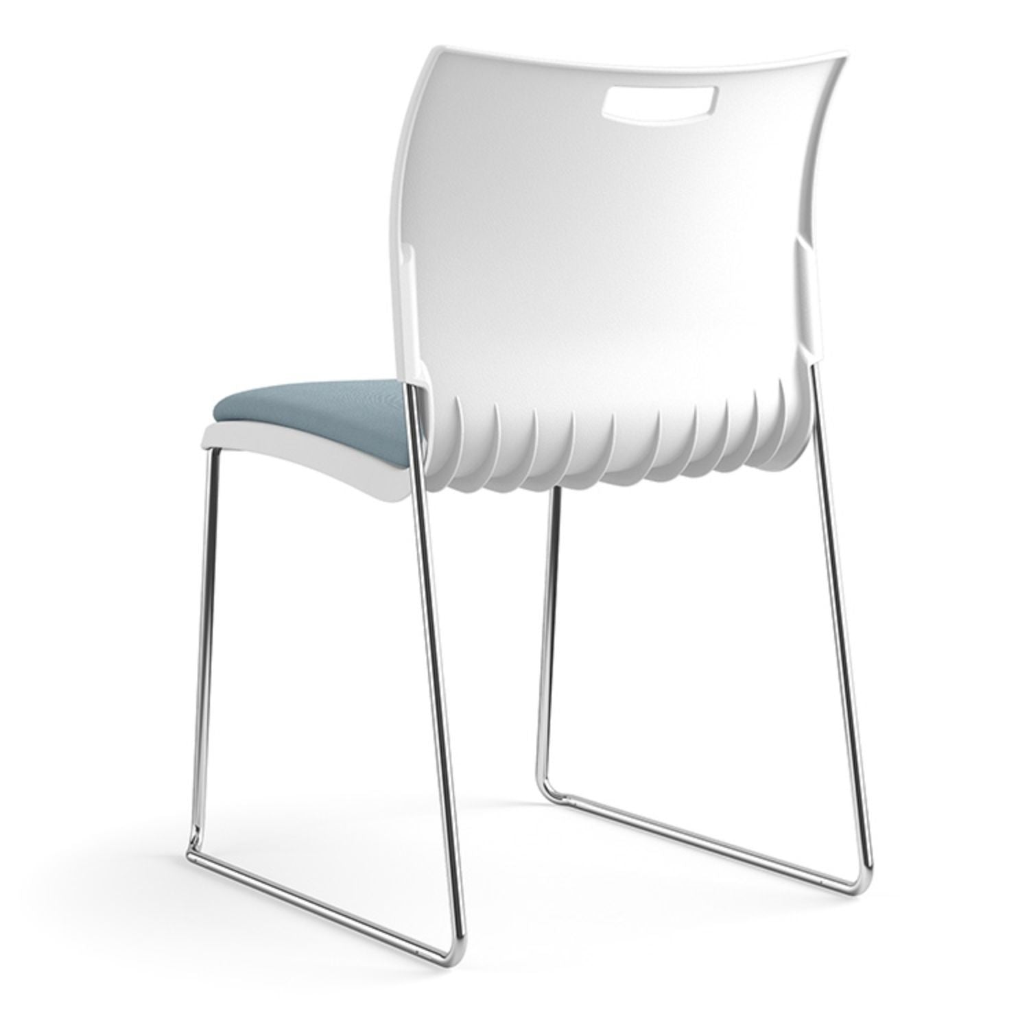 Rowdy Stackable Chair – Durable Plastic & Wire Frame Seating Guest Chair, Cafe Chair, Stack Chair SitOnIt 