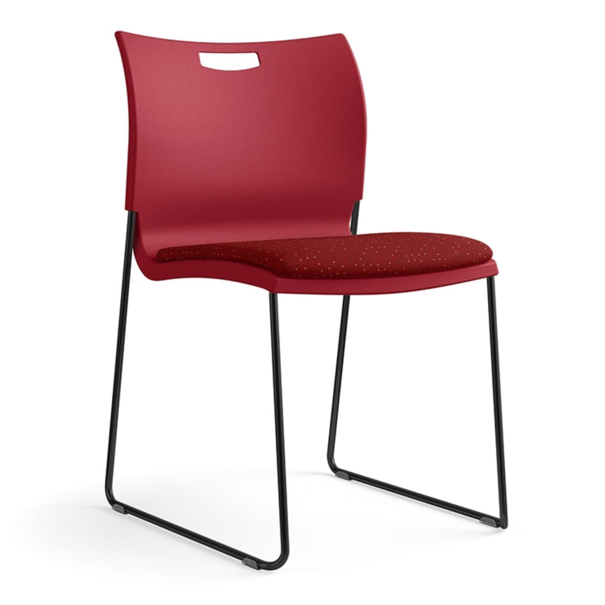 Rowdy Stackable Chair – Durable Plastic & Wire Frame Seating Guest Chair, Cafe Chair, Stack Chair SitOnIt 