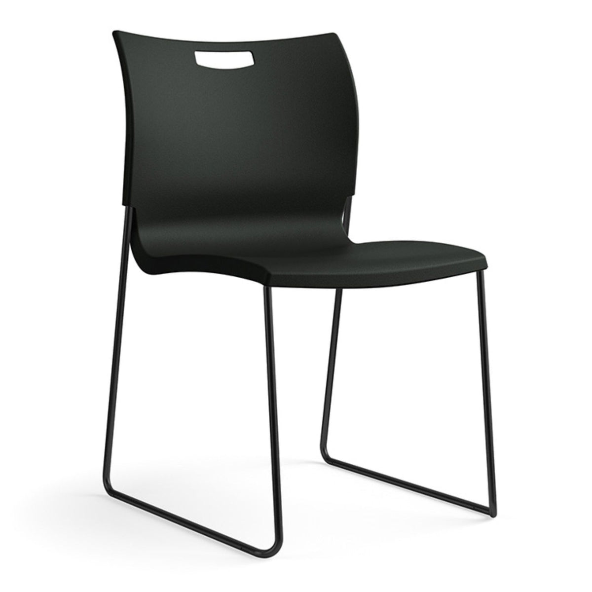 Rowdy Stackable Chair – Durable Plastic & Wire Frame Seating Guest Chair, Cafe Chair, Stack Chair SitOnIt 