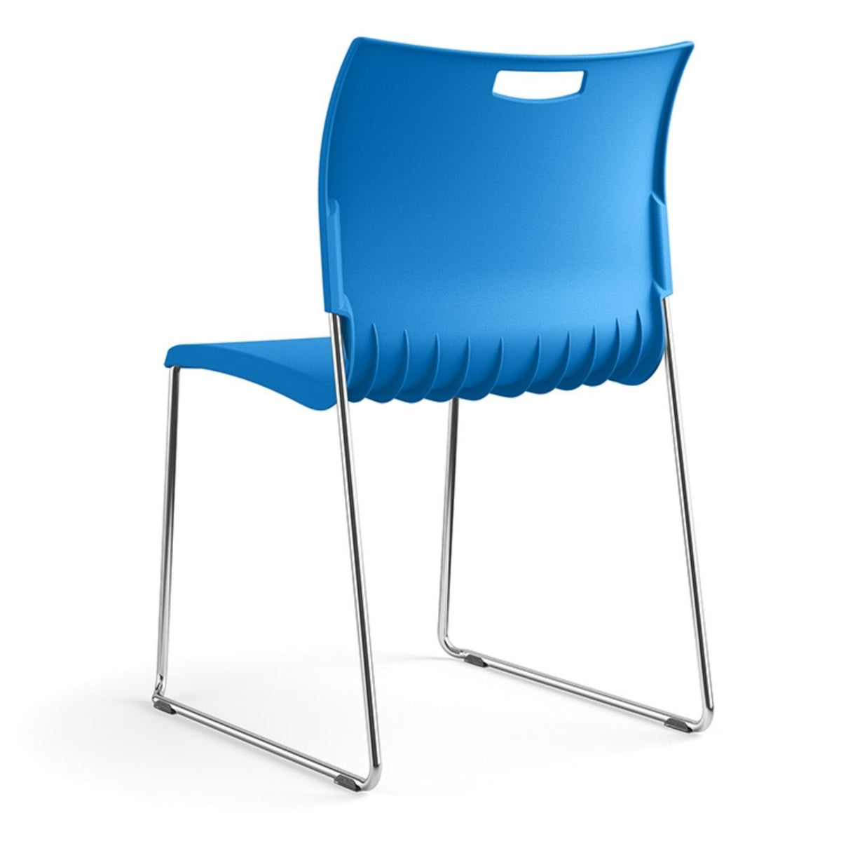 Rowdy Stackable Chair – Durable Plastic & Wire Frame Seating Guest Chair, Cafe Chair, Stack Chair SitOnIt 
