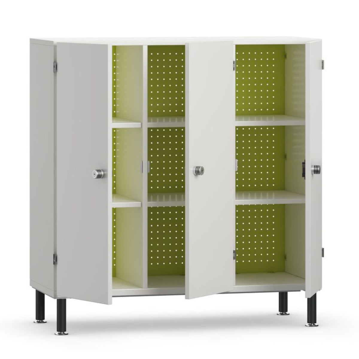 Shift+ Transfer Straight Storage Unit w/ Doors Bookcase VS America 