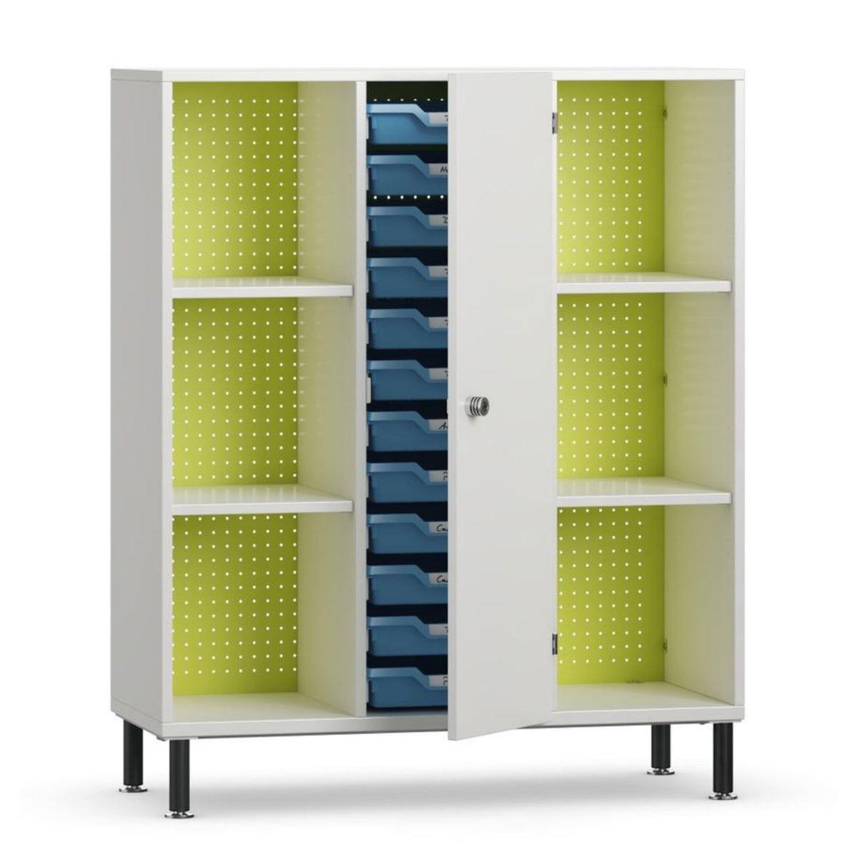Shift+ Transfer Straight Storage Unit w/ Doors Bookcase VS America 