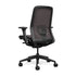 Lavo highback task chair, Onyx mesh, Black frame, Black base, Onyx accent