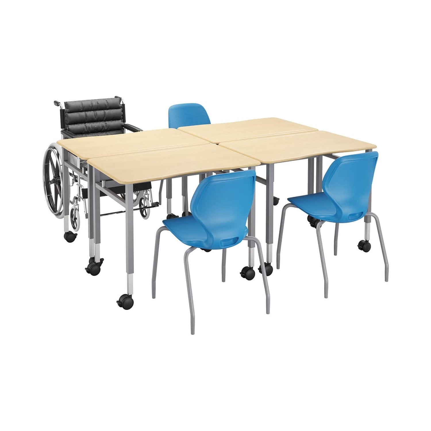 Planner® 24 × 36 ADA Hard Plastic Desk — manufacturer product image