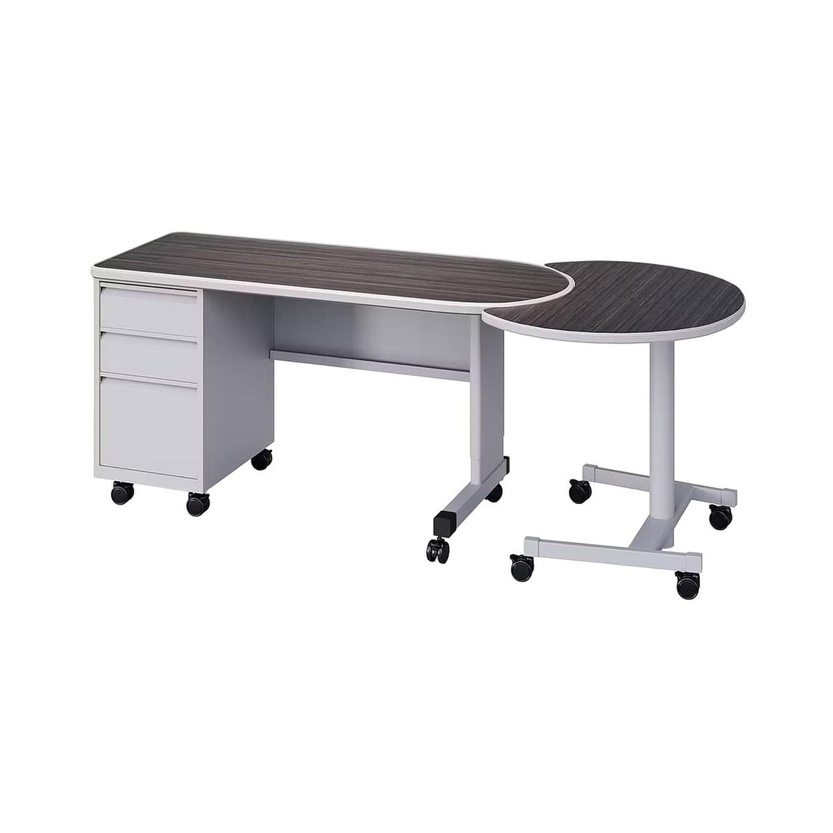 Silhouette™ Teacher Cookie Sit + Stand Desk — manufacturer product image
