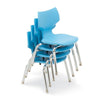 Smith System | Flavors Four Leg Stack Chair | Glides or Casters Classroom Chairs, Stack Chairs, Student Chairs Smith System 