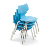 Smith System | Flavors Four Leg Stack Chair | Glides or Casters Classroom Chairs, Stack Chairs, Student Chairs Smith System 