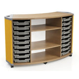 Smith System | Flowform Collection | Curved Storage Storage Cabinet Smith System 