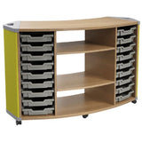 Smith System | Flowform Collection | Curved Storage Storage Cabinet Smith System 