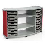 Smith System | Flowform Collection | Curved Storage Storage Cabinet Smith System 