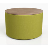 Smith System | Flowform Learn Lounge Collection | Small Ottoman Lounge Seating, Student Modular Seating Smith System 