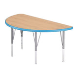 Smith System Foresight Half-Round Table | Adjustable Height Collaborative Student Table Classroom Tables Smith System 