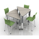 Smith System | Interchange Student Desks | Wing Shape Student Desk Smith System 
