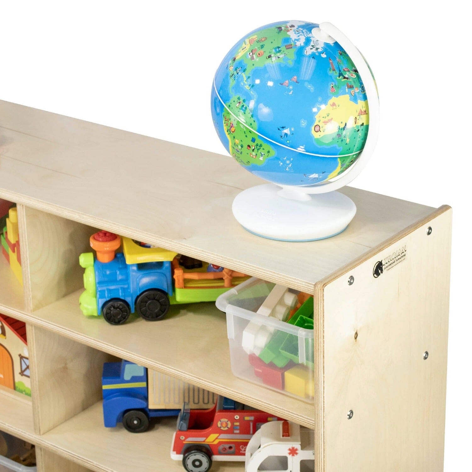 Straight Shelf Storage: Deep, 6 Cubbies | Trojan Classroom Furniture Cubby & Multi-Storage Trojan Classroom Furniture 