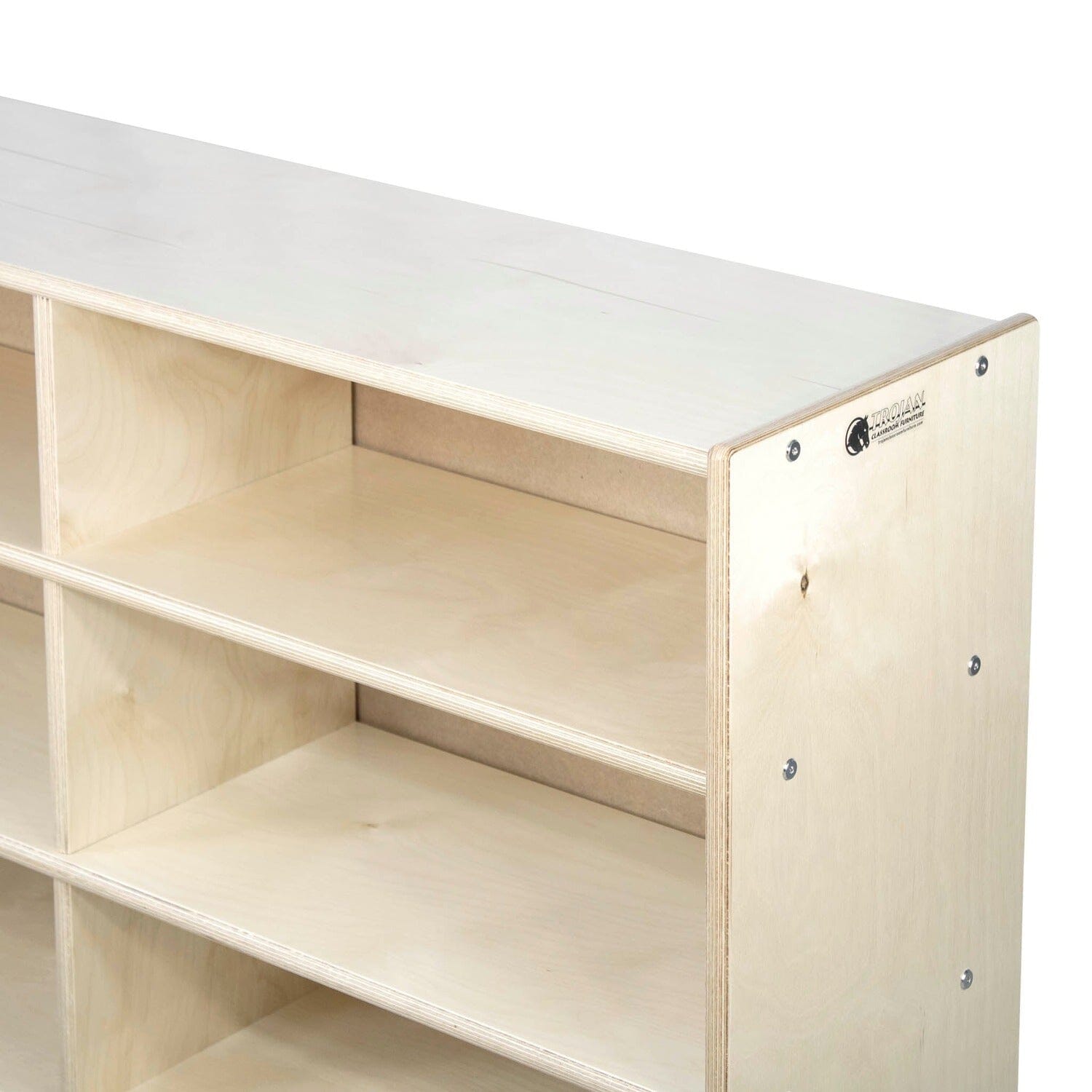 Straight Shelf Storage: Deep, 6 Cubbies | Trojan Classroom Furniture Cubby & Multi-Storage Trojan Classroom Furniture 
