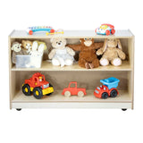 Straight Shelf Storage: Deep, Mobile | Trojan Classroom Furniture Shelving & Cabinets Trojan Classroom Furniture 