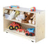 Straight Shelf Storage: Deep, Mobile | Trojan Classroom Furniture Shelving & Cabinets Trojan Classroom Furniture 