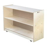 Straight Shelf Storage: Deep, Mobile | Trojan Classroom Furniture Shelving & Cabinets Trojan Classroom Furniture 