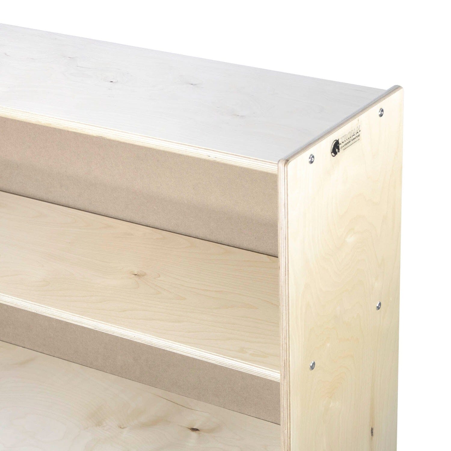 Straight Shelf Storage: Deep, Mobile | Trojan Classroom Furniture Shelving & Cabinets Trojan Classroom Furniture 