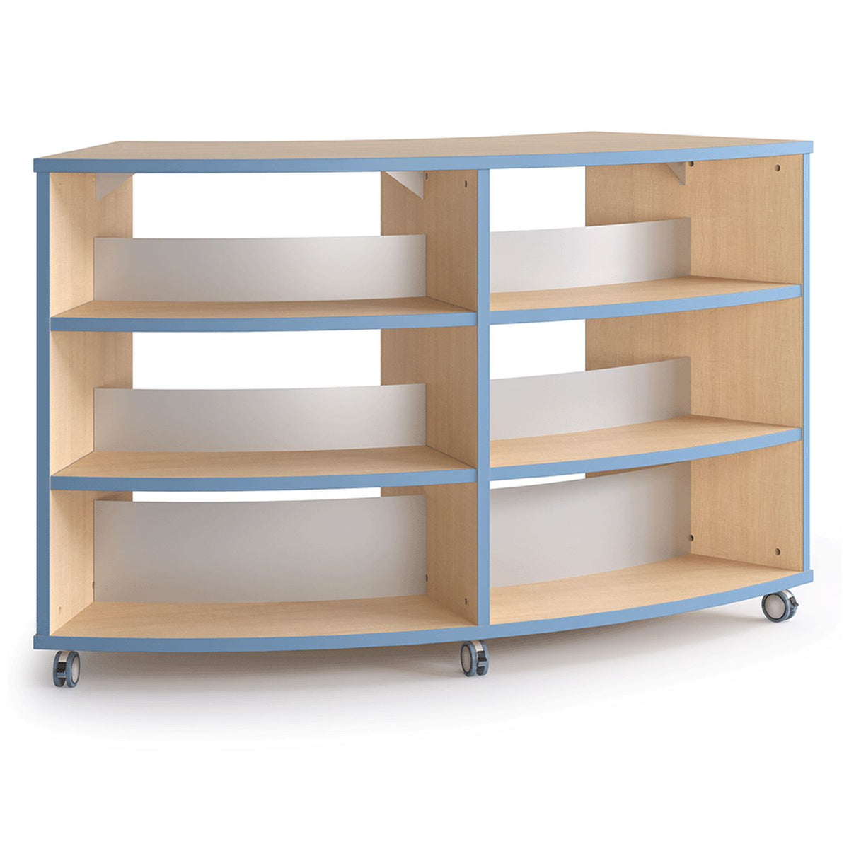 Strive Curved Shelving Educational Casework Alumni Educational Solutions 