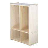 Toddler Lockers | Trojan Classroom Furniture Coat Cubbies & Lockers Trojan Classroom Furniture 2 Section Toddler Locker 