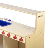 Toddler Stove & Sink Combo | Trojan Classroom Furniture Interactive Play Furniture Trojan Classroom Furniture 