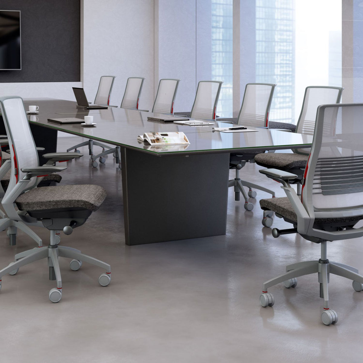 Vectra Ergonomic High Back Adjustable Mesh Chair for Teachers & School Staff Office Chair, Conference Chair, Meeting Chair SitOnIt 