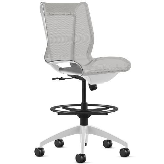 Cydia 3306 - 3308 Stool Plastic Nylon Base Armless Stools 9to5 Seating 