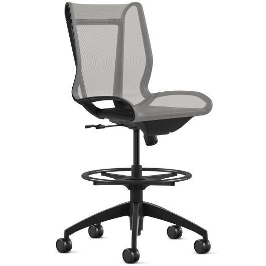 Cydia 3306 - 3308 Stool Plastic Nylon Base Armless Stools 9to5 Seating 