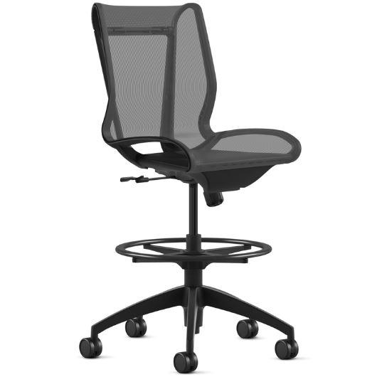 Cydia 3306 - 3308 Stool Plastic Nylon Base Armless Stools 9to5 Seating 